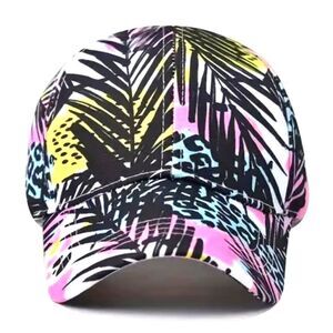 Leopard Coconut Tree Print unisex baseball cap